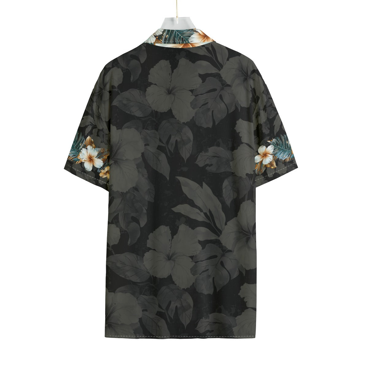 All-Over Print Men's Hawaiian Shirt With Pocket | Rayon