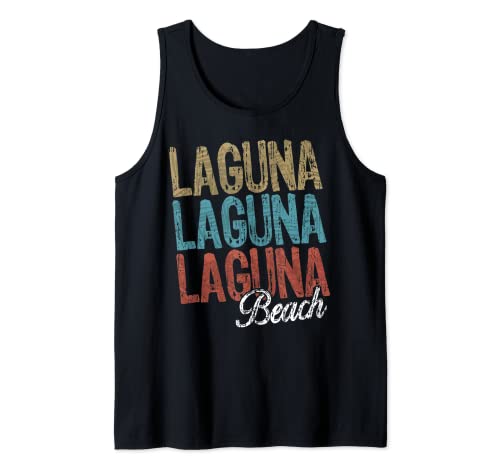 LAGUNA BEACH Three Tone Palm Tank Top