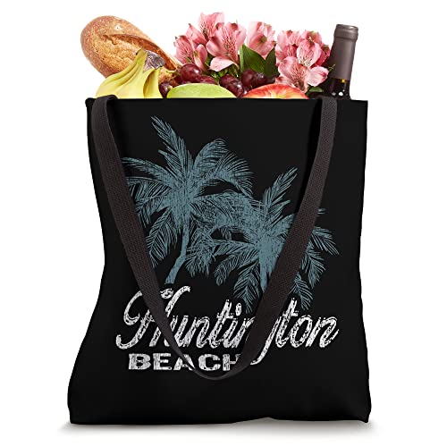 Huntington Beach California - Two Big Palms Tote Bag