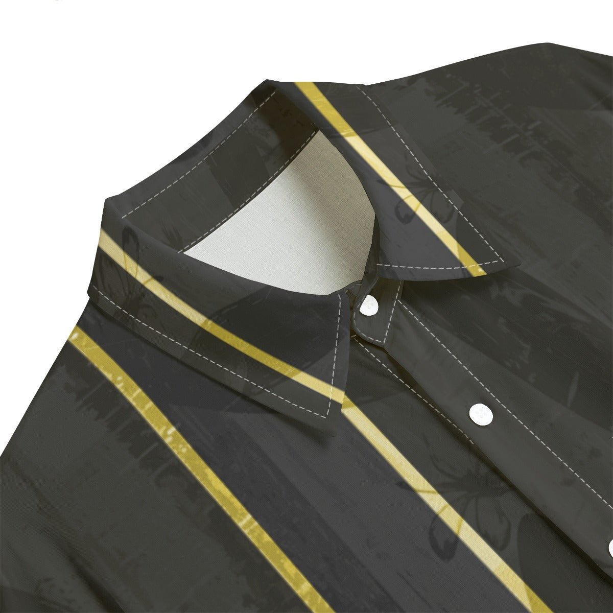 All-Over Print Men's Hawaiian Shirt With Pocket | Rayon