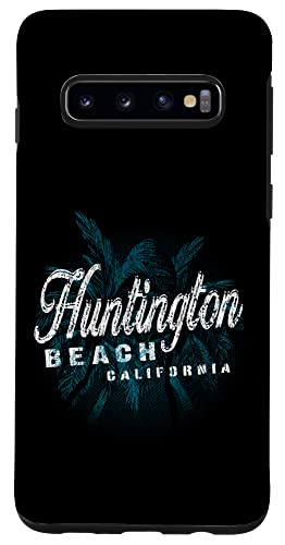 Huntington Beach - Palm Cluster Distressed Stamp Case