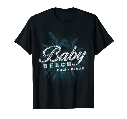 Baby Beach - Palm Cluster Distressed Stamp T-Shirt