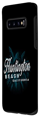 Huntington Beach - Palm Cluster Distressed Stamp Case