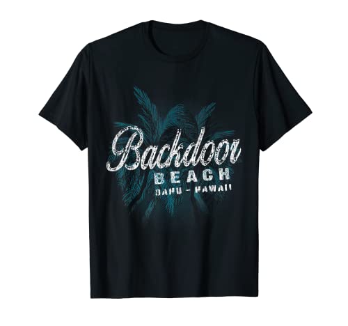Backdoor Beach - Palm Cluster Distressed Stamp T-Shirt