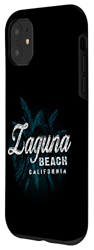 iPhone 12/12 Pro Laguna Beach - Palm Cluster Distressed Stamp Case