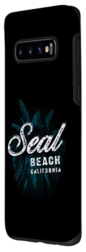 Seal Beach - Palm Cluster Distressed Stamp Case