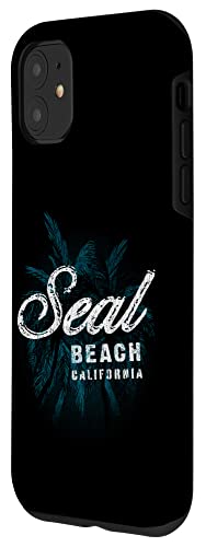 Seal Beach - Palm Cluster Distressed Stamp Case