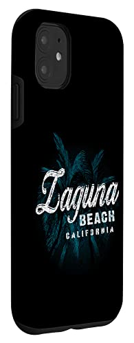 iPhone 12/12 Pro Laguna Beach - Palm Cluster Distressed Stamp Case