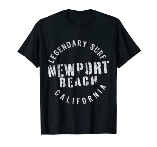 LEDGENDARY SURF NEWPORT BEACH - CIRCLE STAMP T-Shirt