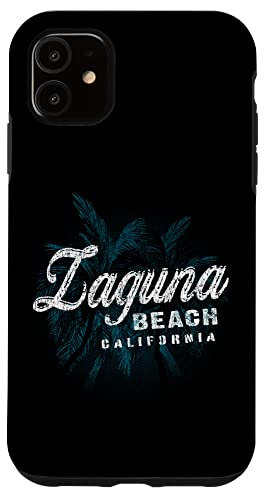 iPhone 12/12 Pro Laguna Beach - Palm Cluster Distressed Stamp Case
