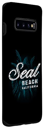 Seal Beach - Palm Cluster Distressed Stamp Case