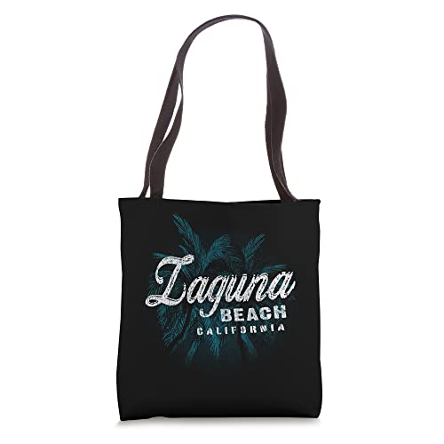 Laguna Beach - Palm Cluster Distressed Stamp Tote Bag
