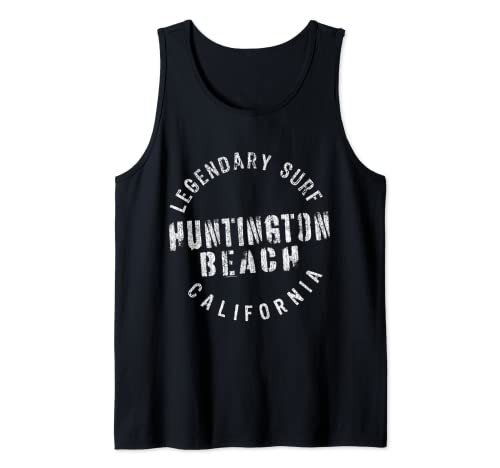 LEDGENDARY SURF HUNTINGTON BEACH - CIRCLE STAMP Tank Top