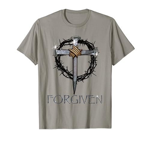 Forgiven - 3 Nails, crown of thorns T-Shirt