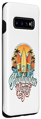 Huntington Retro Vintage Three Surfboard and Palm Circle Case