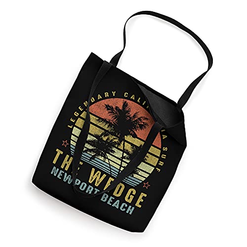 The Wedge Newport Beach Retro Palm Sunset - Beach Gift idea Tote Bag