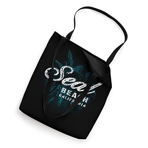 Seal Beach - Palm Cluster Distressed Stamp Tote Bag