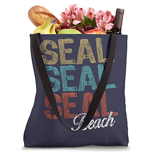 SEAL BEACH Three Tone Palm Tote Bag