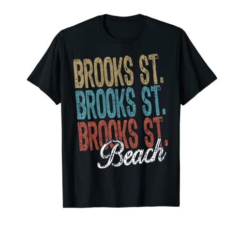 BROOKS ST. BEACH Beach Three Tone Palm T-Shirt