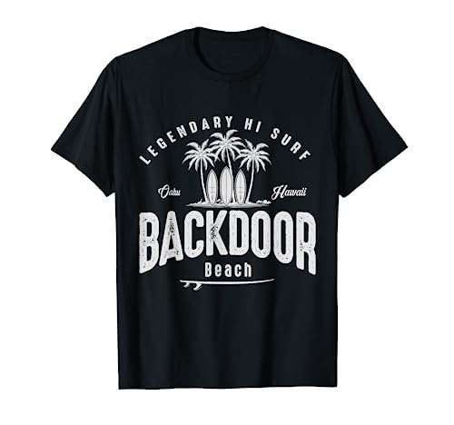 Backdoor Beach Oahu Hawaii SIMPLE SURF BEACH T-Shirt