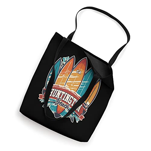 Huntington Beach CA Rebel Surf Edgy Surfboard Design Tote Bag