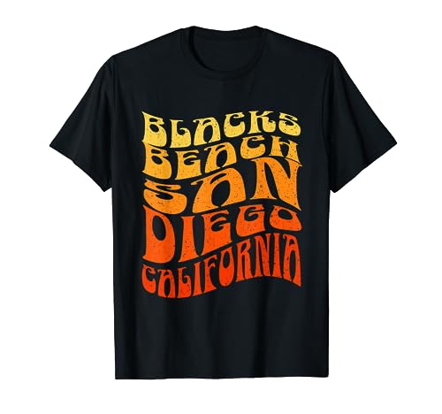 BLACKS BEACH Vintage 60s Retro Waves T-Shirt