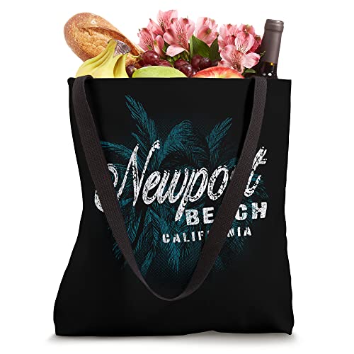 Newport Beach - Palm Cluster Distressed Stamp Tote Bag