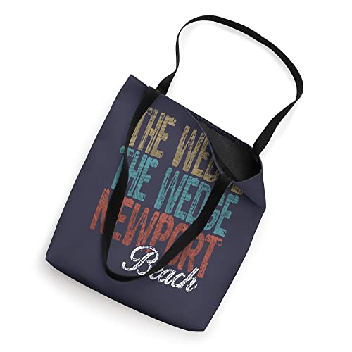 THE WEDGE NEWPORT Beach Three Tone Palm Tote Bag