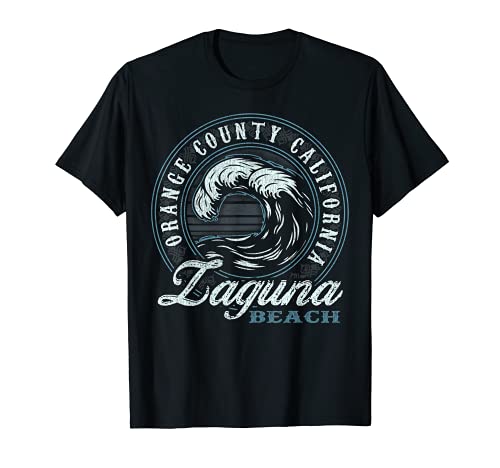 Long Beach Retro Wave Circle - Beach Gift T-Shirt