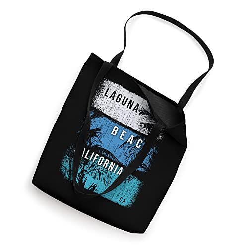 Laguna Beach California CA Brush Strokes and Palms Tote Bag