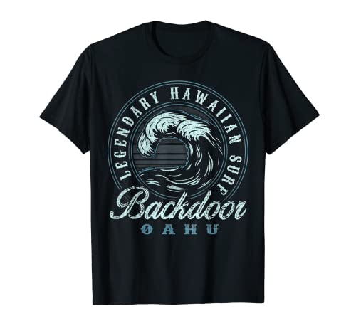 Backdoor - Legendary Hawaiian Surf - Cool Wave Design T-Shirt