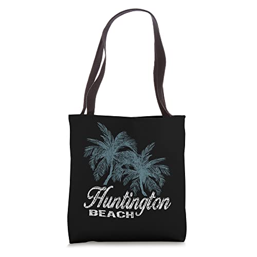 Huntington Beach California - Two Big Palms Tote Bag