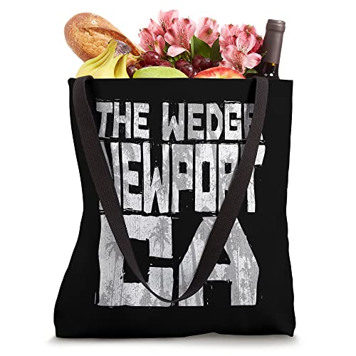 The Wedge Newport Beach Chunk Block Palms Tote Bag