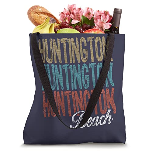 HUNTINGTON BEACH Three Tone Palm Tote Bag